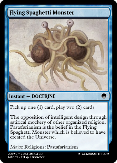 Flying Spaghetti Monster Card