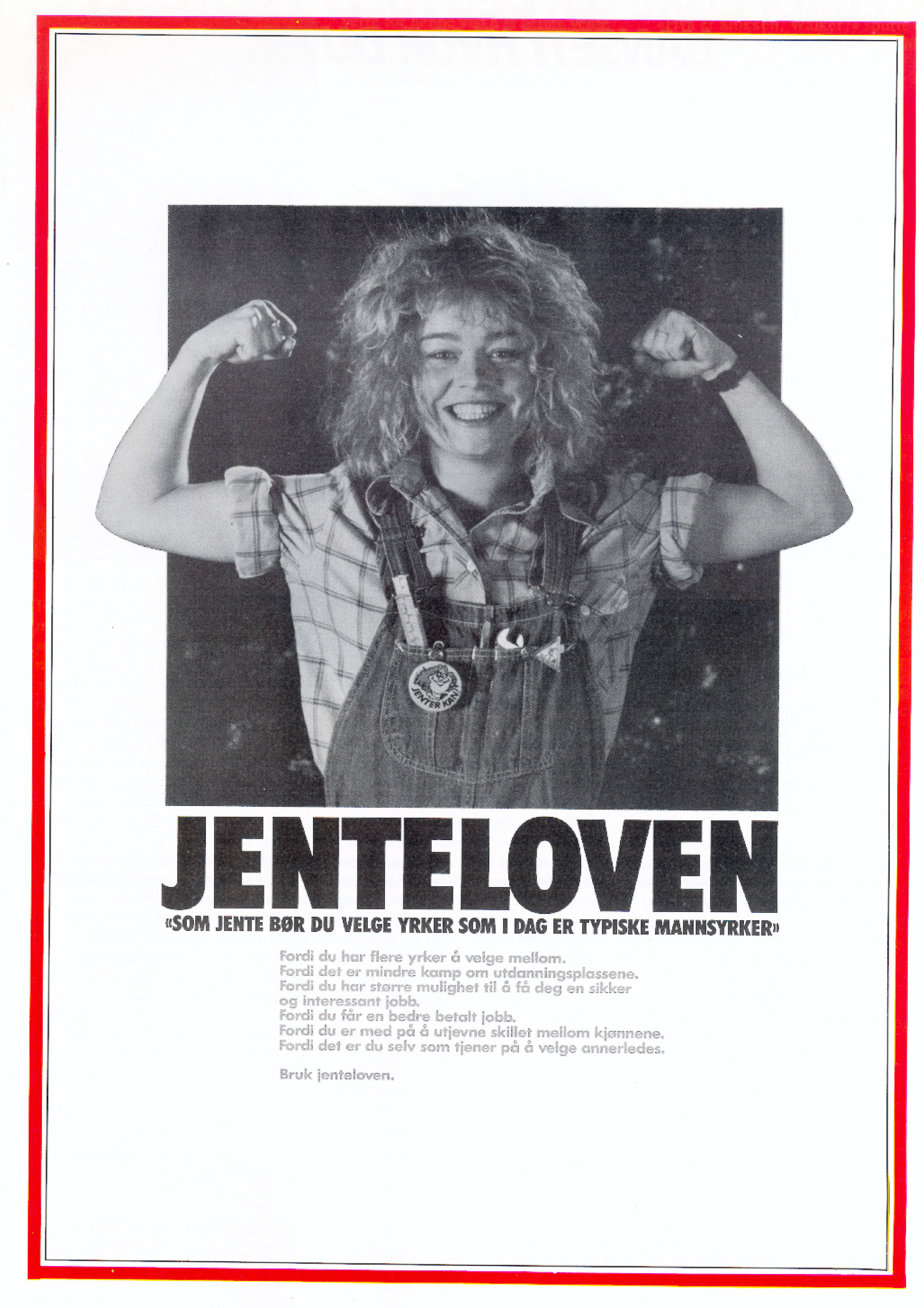 Jenteloven (Streiftog nr. 1 1985)